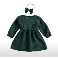 Платье с повязкой (Зеленый) Платье с повязкой (Зеленый)