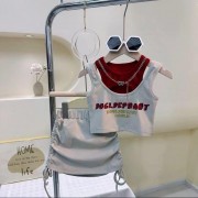 Комплект с юбкой с завязками