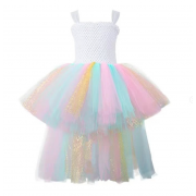 Платье пышное,радужное