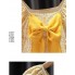 Платье-сарафан, желтое